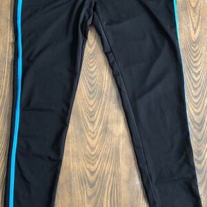 Guilty tights black with blue stripes SZ L